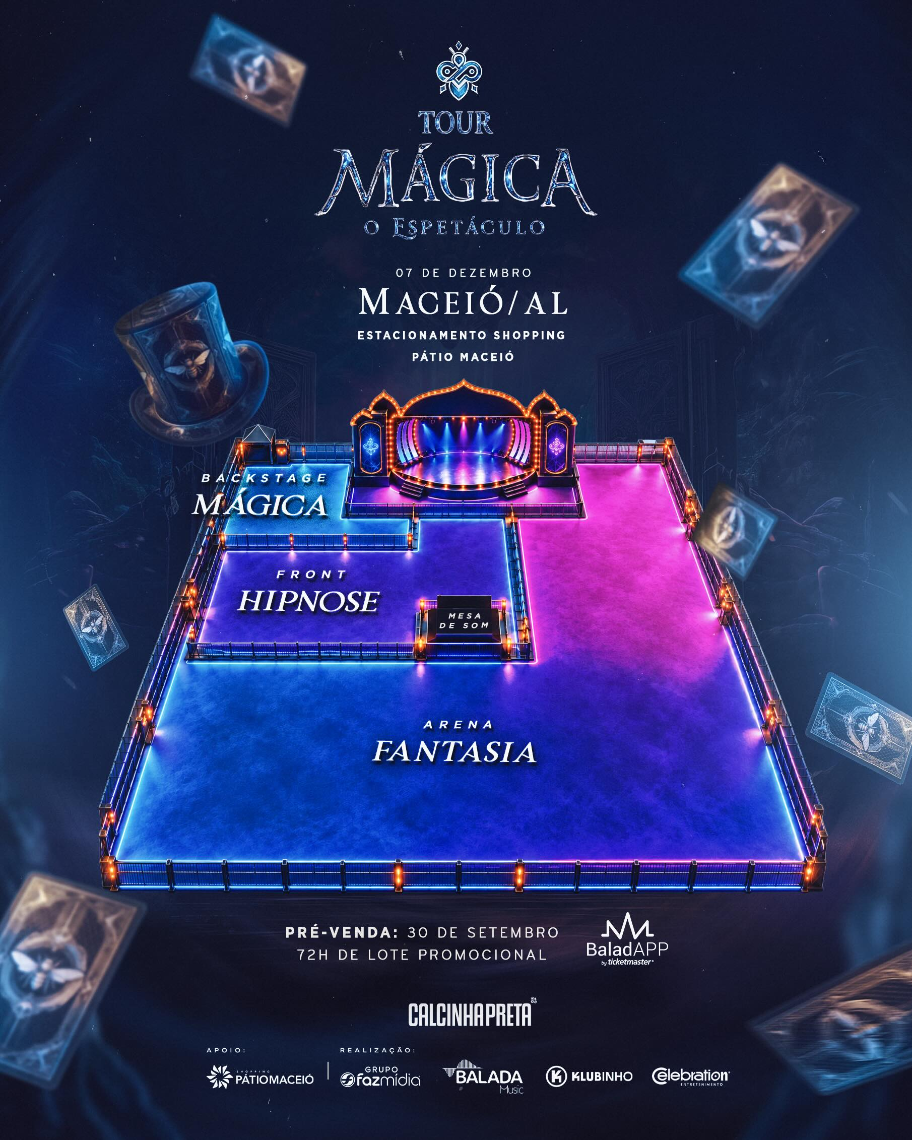 Mapa do evento